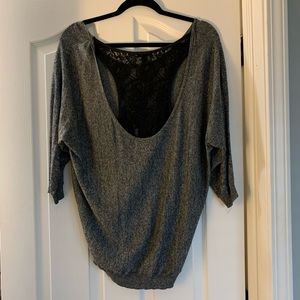 Cute lace back sweater from Express